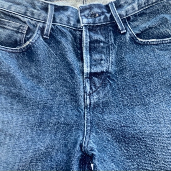 3x1 NYC Stella Selvedge Fringe Hem Jeans Button Fly Womens Size 25 boho chic - Picture 4 of 11